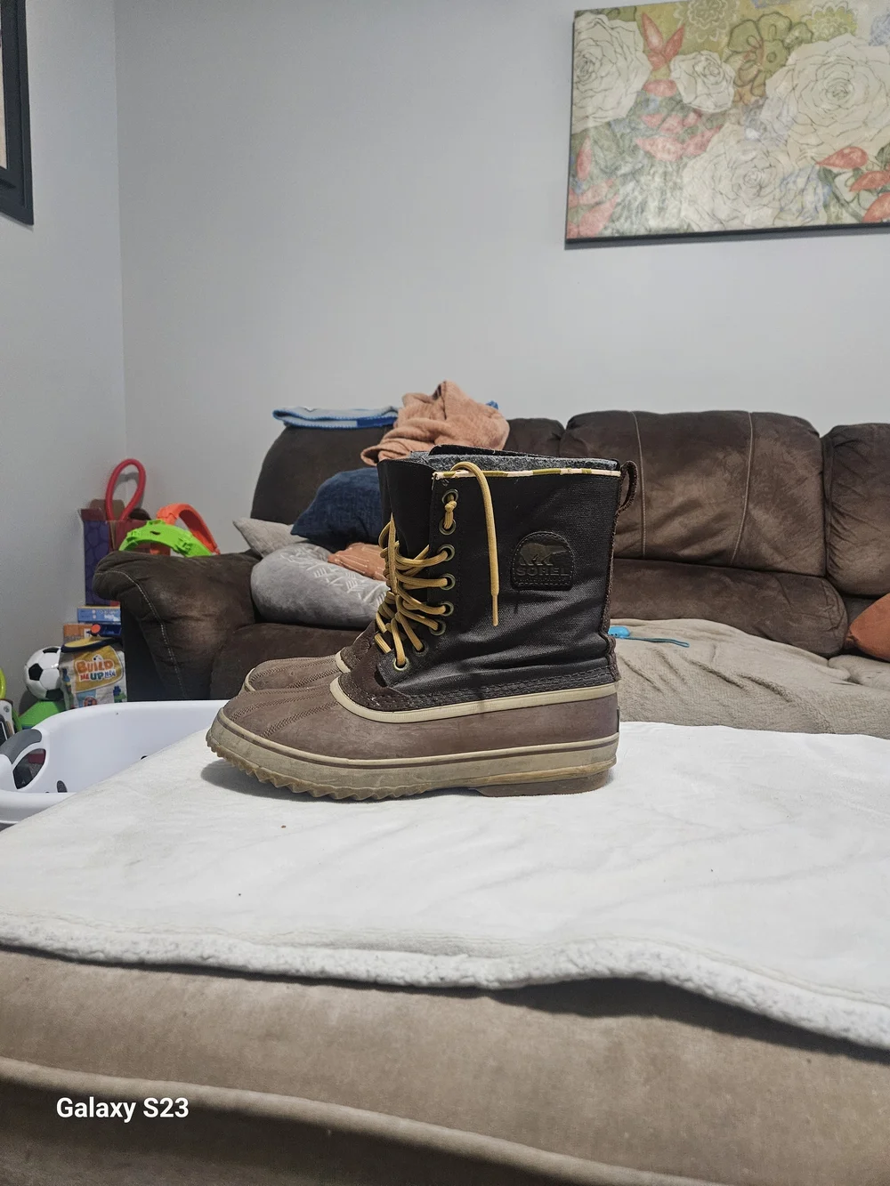 Sorel 1964 Premium T CVS Waterproof Snow Boots Men's 10 Brown Cordovan